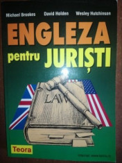 Engleza pentru juristi- Michael Brookes, David Holden foto