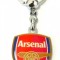 Breloc cheie inox compatibil echipa Arsenal Londra multicolor