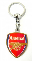 Breloc cheie inox compatibil echipa Arsenal Londra multicolor