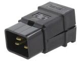 Conector Alimentare AC Mufă Tată 20A 250VAC C20 Pe Cablu