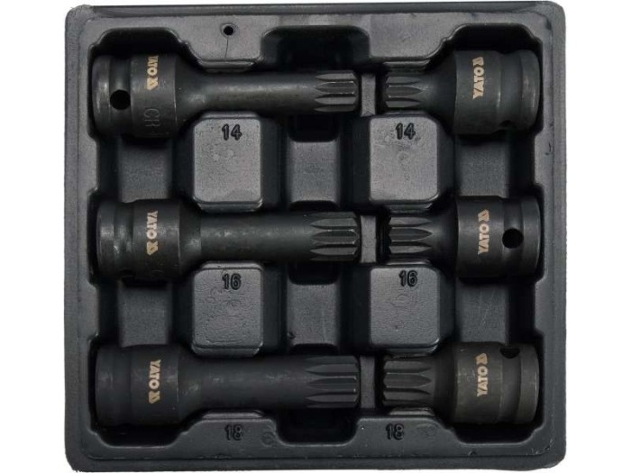 Set Biti Impact 1/2'', Spline