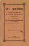 1657SPN A XXV programă a Gimnasiului mare publicu rom&acirc;nu de religiunea ort resărit&eacute;nă din Brașovu și a 1888/89 ... 1889 Brașov anuar