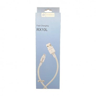 CABLU DE DATE RO&amp;amp;MAN RX10L, USB LA LIGHTING 8-PIN, 2A, 1M, ALB, BLISTER foto
