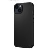 Husa compatibila cu apple iphone 14 plus, matte efect, camera ultra safe, htpmag, negru