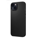 Husa compatibila cu apple iphone 14 plus, matte efect, camera ultra safe, htpmag, negru