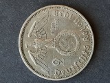 2 Reichsmark 1938 A Germania, Argint, KM# 93