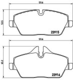 BREMBO P 06 034 PRIME LINE set placute frana,frana disc