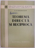 Teorema directa si reciproca &ndash; I. S. Gradstein