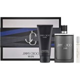 Set Jimmy Choo: Man, Eau De Toilette, For Men, 100 ml + Man, Eau De Toilette, For Men, 10 ml + Man, Shower Gel, Body, All Skin T