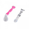 Set 2 lingurite moi din silicon Panda Girl, Cangaroo