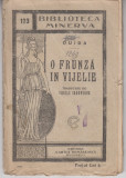 Myh 620 - Biblioteca Minerva - 123 - O frunza in vijelie - Ouida