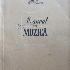 MANUAL DE MUZICA PENTRU CLASA A VII-A-C. MEITERT, D.D. STANCU