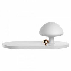 Incarcator Wireless, Baseus Mushroom, Lamp Desktop, Alb foto