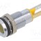 Lampă LED plată galbenă 2,1VDC &Oslash;8mm CML INNOVATIVE TECHNOLOGIES