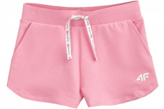 Pantaloni scurti 4F Girl&amp;#039;s Shorts HJL20-JSKDD001A-54S Roz foto