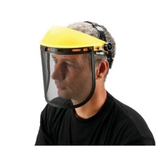 Viziera de protectie, plasa metalica