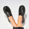 Pantofi dama casual Negri din Piele Ecologica Tayvia, 36, Negru
