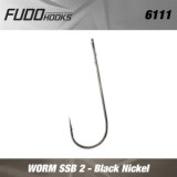 CARLIGE FUDO WORM SSB BN Black Nickel Nr.4/0 4buc/plic