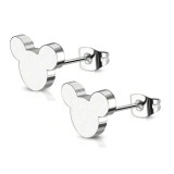 Cumpara ieftin Cercei din Oțel Inoxidabil Disney Mickey Mouse - 40225