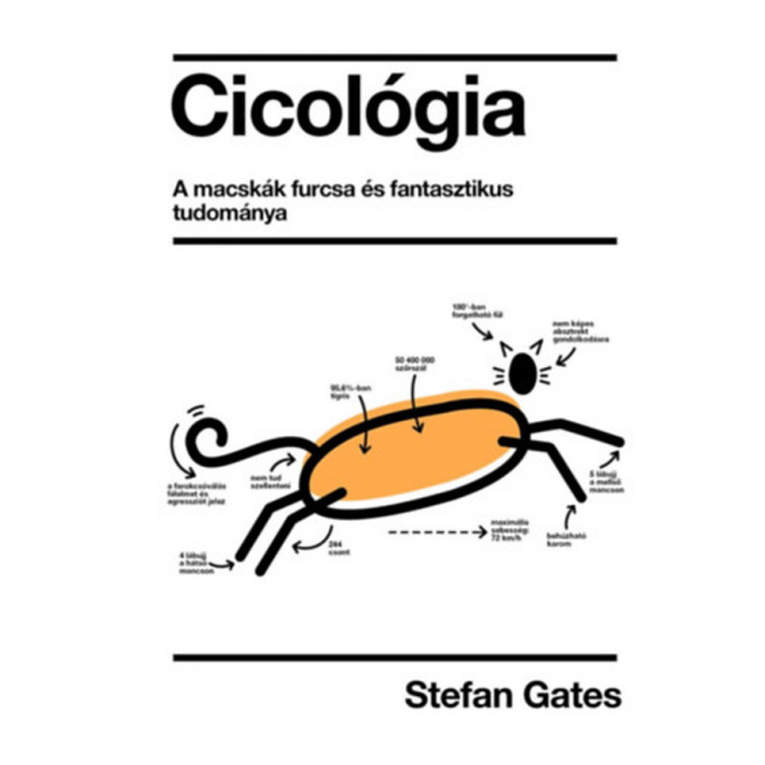 Cicol&oacute;gia - A macsk&aacute;k furcsa &eacute;s fantasztikus tudom&aacute;nya - Stefan Gates