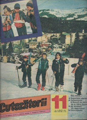 Revista Cutezatorii Nr. 11 / 1989 - benzi desenate Marian Avramescu foto