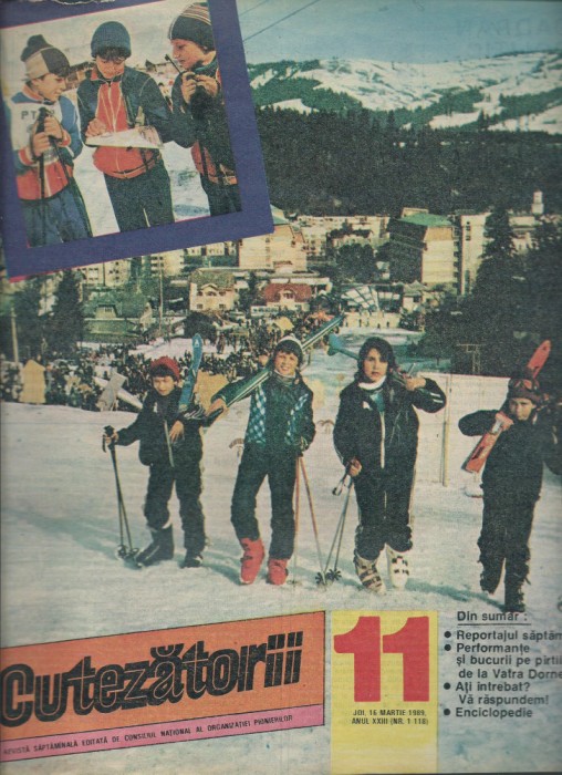 Revista Cutezatorii Nr. 11 / 1989 - benzi desenate Marian Avramescu