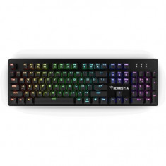 Tastatura gaming mecanica Gamdias Hermes P2A neagra iluminare RGB