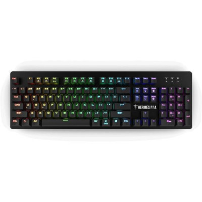 Tastatura gaming mecanica Gamdias Hermes P2A neagra iluminare RGB foto