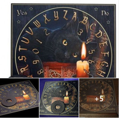 Placă Ouija Vocile spiritelor+cadou set rune foto
