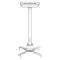 Montare proiector LOGILINK 35g 595&divide;895mm albă