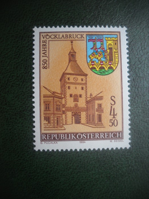 HOPCT TIMBRE MNH 744 VOCKLABRUCK 850 ANI 1984 -1 VAL AUSTRIA