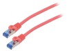 Cabluri patch S/FTP 6a CCA LSZH roșu 2m 26AWG, Lanberg