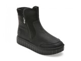 Ghete RIEKER negre, Y8857, din piele ecologica