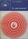 Ce este Fericirea? - Ludwig Grunberg, 1978, Stiintifica si Enciclopedica, Filosofie, Stiinta pentru Toti, Romana, Paperback