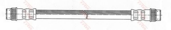 Conducta / cablu frana RENAULT CLIO I (B/C57, 5/357) (1990 - 1998) TRW PHA429
