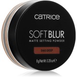 Catrice Soft Blur Matte pudră liberă pentru fixare culoare 060 Deep 8 g