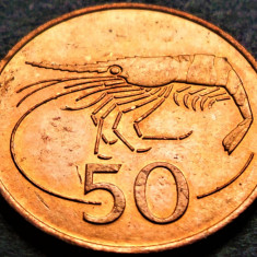 Moneda 50 AURAR - ISLANDA, anul 1981 *cod 2797 B: RARA - UNC DIN FASIC!
