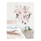 Cumpara ieftin Sticker Perete Autocolant Flori Roz - 525822