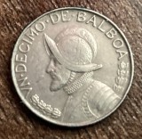 C50 - Moneda foarte veche - Panama - 1/10 - decimo balboa - 1966