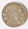 BELGIA 5 FRANCS FRANCI 1869 LEOPOLD II ARGINT VF++ ( CITITI DESCRIEREA ), Europa