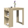 Gossi masa de bar, stejar sonoma, 102x70x103,5 cm, lemn prelucrat