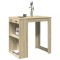 Gossi masa de bar, stejar sonoma, 102x70x103,5 cm, lemn prelucrat
