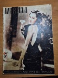 Revista pentru femei - mariana - 1 ianuarie 1941 - numar de anul nou,prima rochie de bal,coafura noua,moda