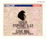 CD 4XCD # &quot;PRESA JAPONEZA &quot; Mahler, Eliahu Inbal, Frankfurt Radio Symphony Orchestra* &lrm;&ndash; Symphonies Nos. 8-9 &middot; Adagio-Symphony No.10 (NM)