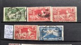 1924- Franta-JO Paris-part.set-stamp., Stampilat