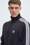 Adidas Originals bluză Adicolor Classics Firebird bărbați, culoarea negru, cu imprimeu IJ7058