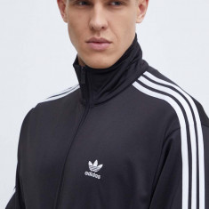 adidas Originals bluză bărbați, culoarea negru, cu imprimeu IJ7058