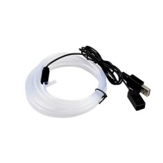 Banda auto LED RGB, conectare USB cu telecomanda pe fir