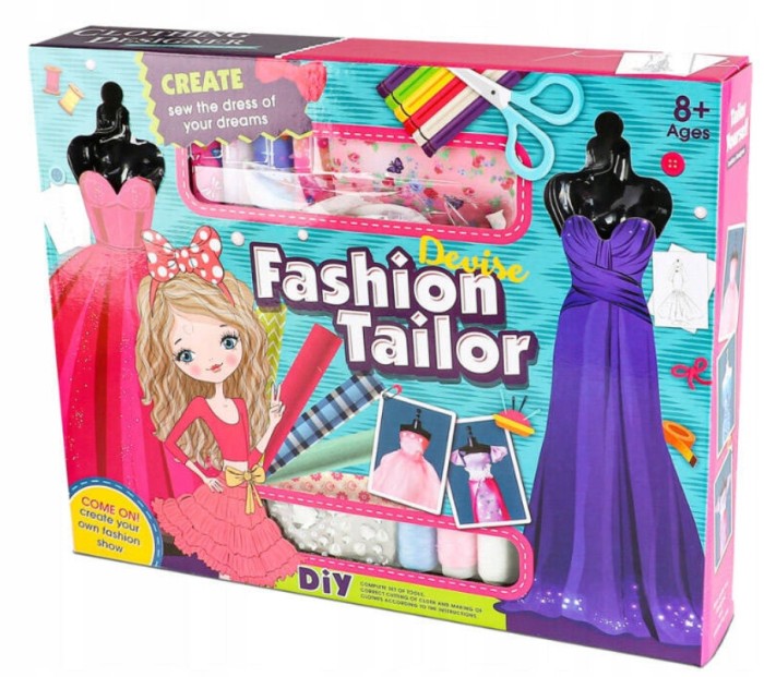 Set creativ pentru viitorul designer de moda, Fashion tailor, Multicolor