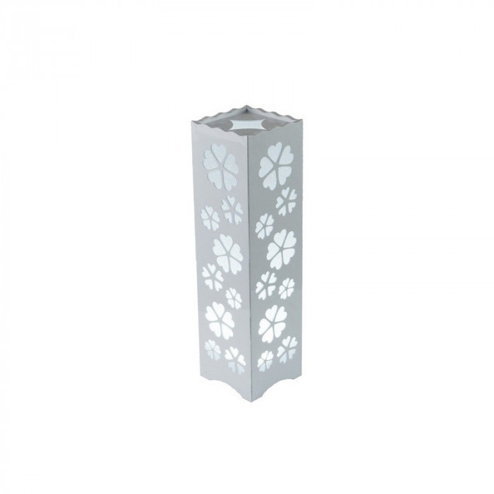 Lampa LED decorativa de birou, model floral, alb